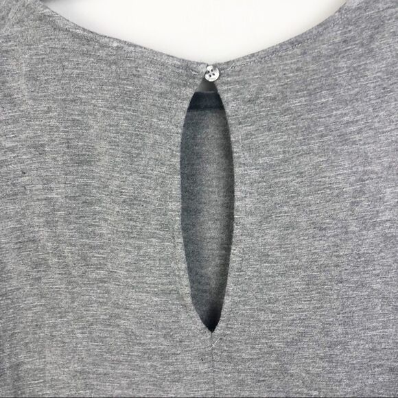 ANTHROPOLOGIE | VANESSA VIRGINIA Dayla Gray Cap Sleeve Tie Tunic Women’s Size XS - Picture 11 of 11